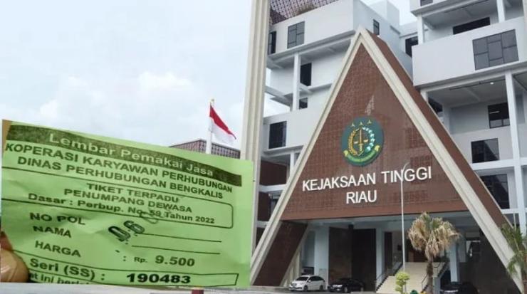 Nah Loh! Akhirnya Dugaan Praktik Korupsi Retribusi Dishub Bengkalis Dilaporkan ke Kejati Riau