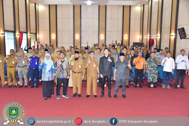 Waka II dan Waka III DPRD Bengkalis Hadiri Peluncuran Layanan Panggilan Darurat 112