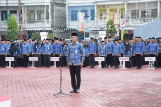 Bupati Bengkalis Pimpin Apel Peringatan Hari Kesaktian Pancasila Tahun 2025