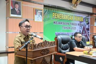Sekda Ersan: Sebagai Aparatur Daerah dan Desa Pahami Hukum, Hindari Pelanggaran dalam Tugas