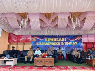 Bupati Bengkalis Dukung Simulasi Sispammako dan Sispam Unras Polres Bengkalis, Wujudkan Kesiapsiagaan dan Sinergi Aparat