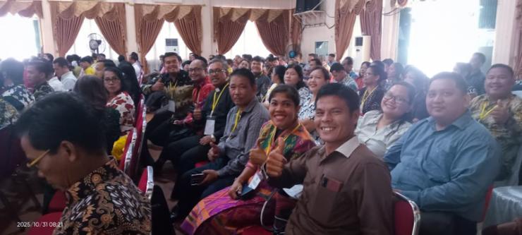 Hari ke Dua Pertemuan Pendeta Dan Pimpinan Gereja Se Kabupaten Rokan Hilir Berjalan Dengan Suka Cita