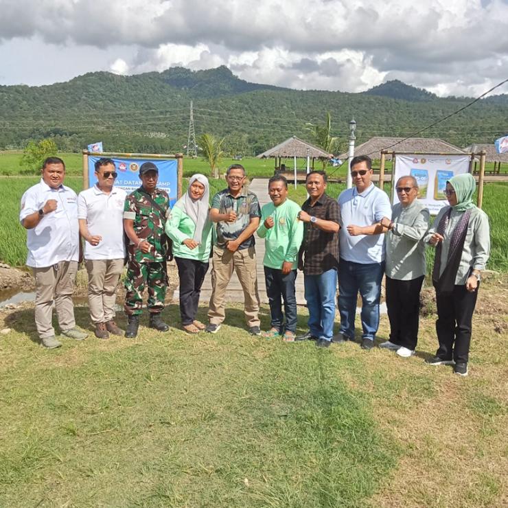 Brigade Pangan Bhakti Bela Negara Resmi Diluncurkan di Sukarame Carita, Tanam 750 Hektare Padi Organik PS-08