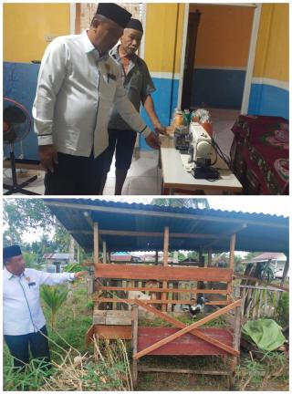Baznas Bengkalis Lakukan Monitoring Bantuan Zakat Produktif di Senggoro