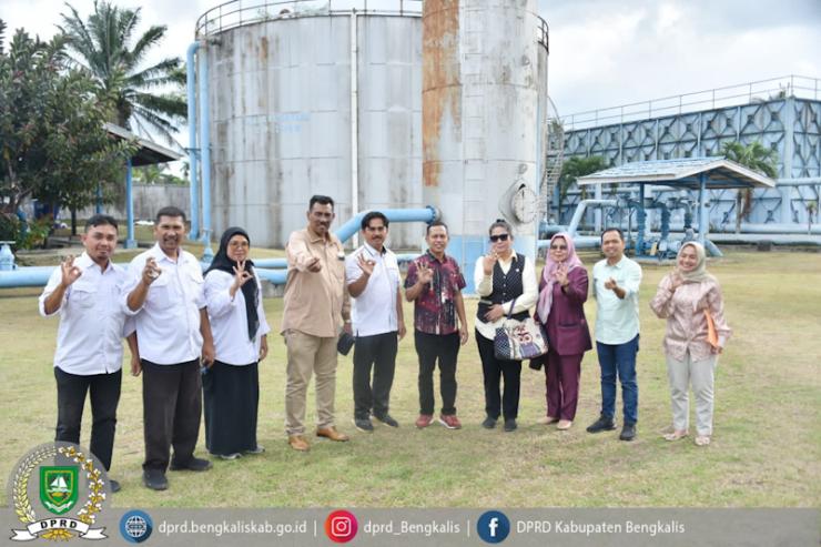 Komisi III Harap PDAM Dapat Memberikan Pelayanan Maksimal Kepada Masyarakat Kabupaten Bengkalis