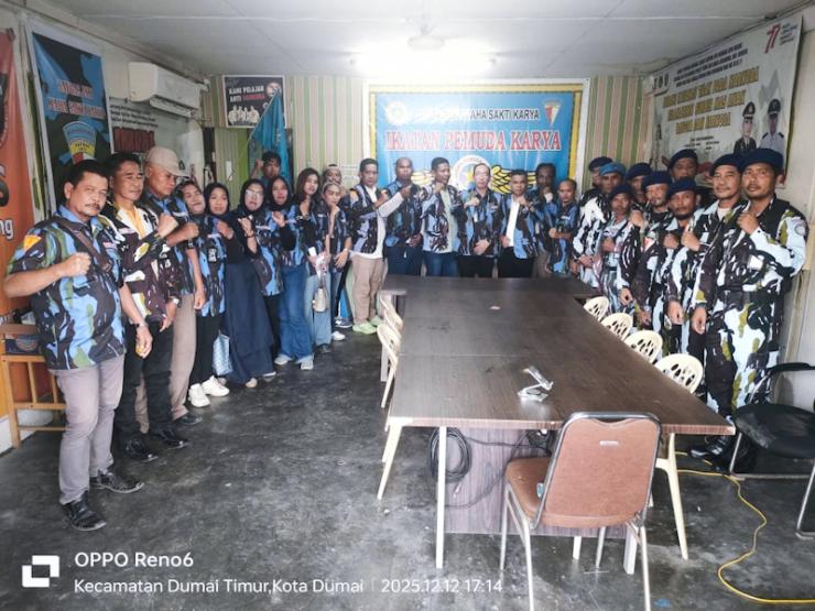 Bantu Pengamanan Panitia, Ketua DPD II IPK Dumai Patrik Tatang Libatkan Satgas