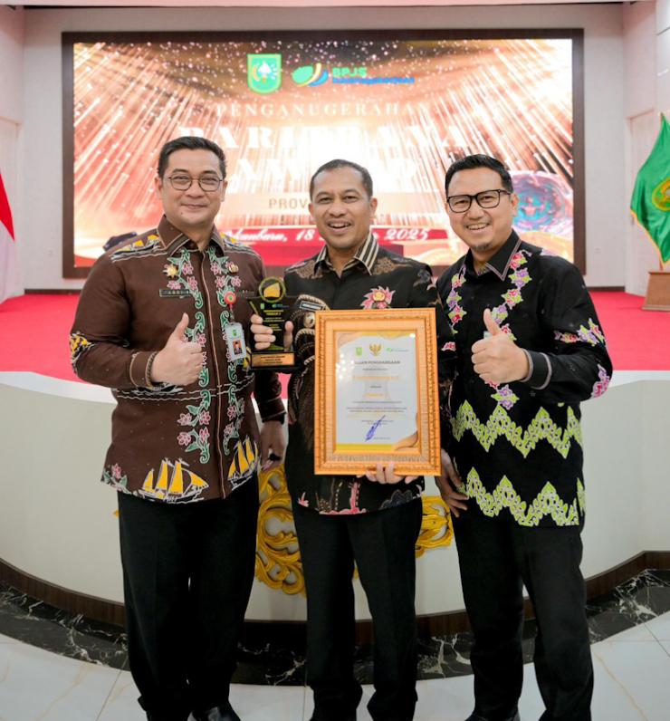 Kabupaten Bengkalis Raih Juara II Paritrana Award 2025 Tingkat Provinsi Riau