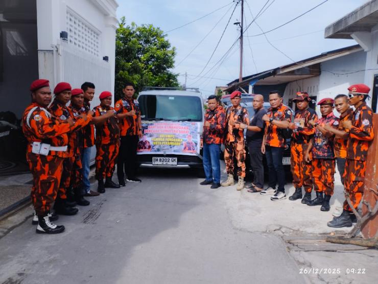 KOTI MPC Pemuda Pancasila Pekanbaru Salurkan Bantuan Logistik Kemanusiaan untuk Korban Bencana di Sumbar