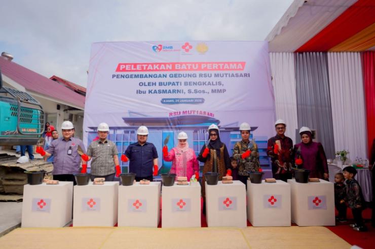 Bupati Bengkalis Resmikan Pembangunan Pengembangan RSU Mutiasari di Mandau