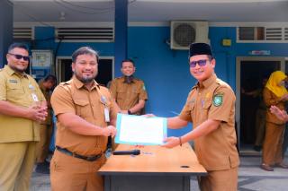 Komitmen Bersama Menuju Kinerja Profesional, Diskominfotik Bengkalis Gelar Penandatanganan Pakta Integritas