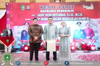 Ketua DPRD Bengkalis Septian Nughara Hadiri Kenal Pamit Kapolres Bengkalis