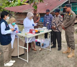 Tindaklanjut Arahan Bupati Kasmarni, Disdagperin Bengkalis Bersama BPOM Dumai Sidak Takjil di Bengkalis dan Rupat