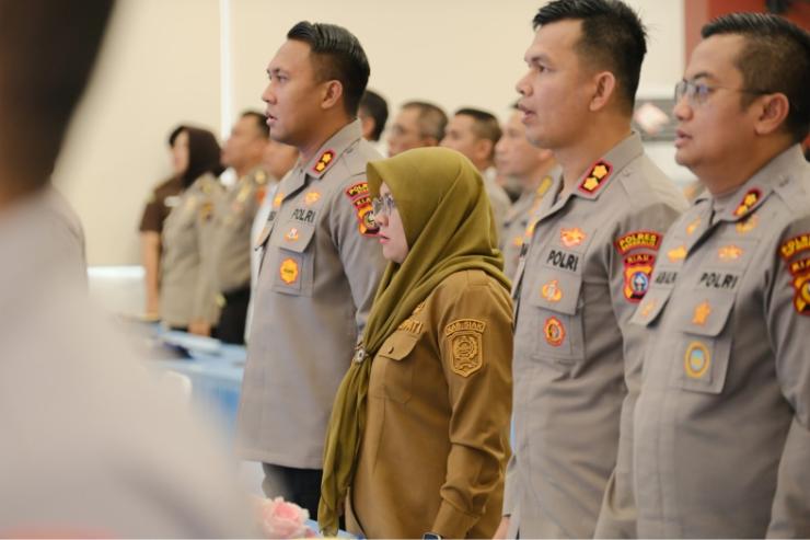 Perkuat Sinergi Pengamanan Idulfitri, Bupati Siak Hadiri Rakor Operasi Lancang Kuning 2026
