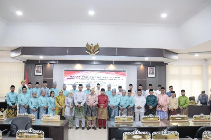 Pemkab Inhu Gelar Rapat Paripurna Istimewa Memperingati Hari Jadi Ke-70