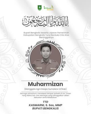 Bupati Bengkalis Sampaikan Duka Mendalam atas Gugurnya Pejuang Karhutla di Medan Tugas