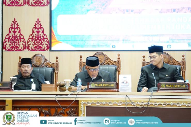 DPRD Bengkalis Resmi Bentuk Pansus untuk Tiga Ranperda Strategis