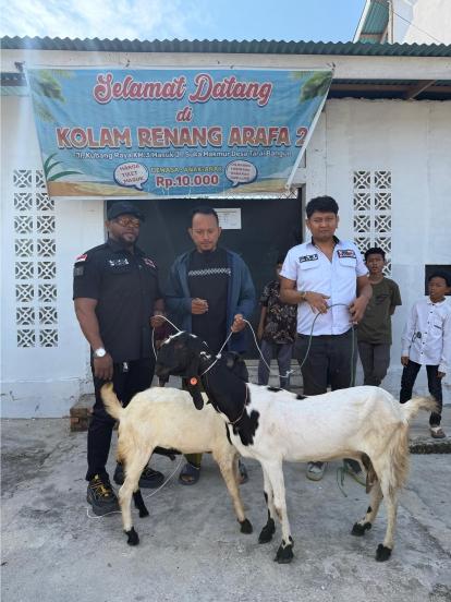 PDJI Riau Salurkan Daging Kurban ke 110 KK
