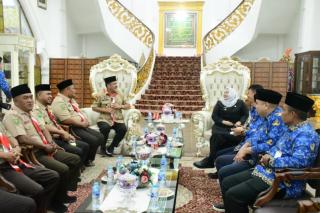 Bupati Kasmarni Terima Audiensi Kwarcab Pramuka Bengkalis, Jadwalkan Pelantikan Pengurus pada 12 Mei Mendatang