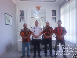 KOTI PP Kota Pekanbaru Jalin Silaturahmi ke Kantor Camat Tuah Madani