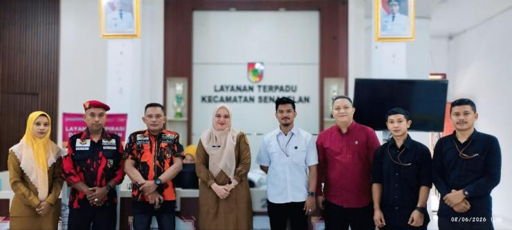 KOTI Mahatidana Kota Pekanbaru Jalin Silaturahmi dan Audiensi dengan Camat Senapelan