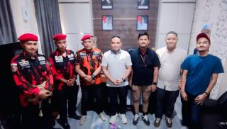 KOTI MPC Pemuda Pancasila Kota Pekanbaru Jalin Silaturahmi dan Audiensi dengan Camat Sukajadi