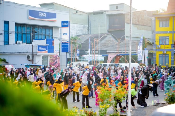 Atas Arahan Bupati Rohil H. Bistamam, CFD Sukses Padukan Budaya Sehat dan Pemberdayaan UMKM