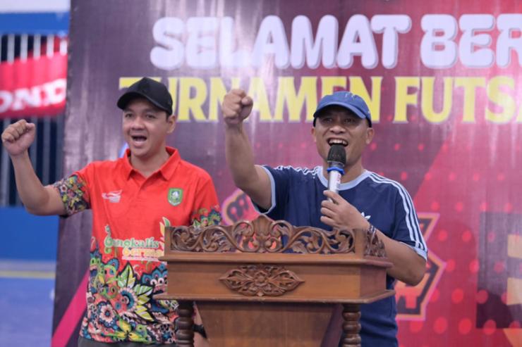 Wakil Bupati Bagus Santoso Resmi Buka Turnamen Futsal EB x BKT Cup 2026