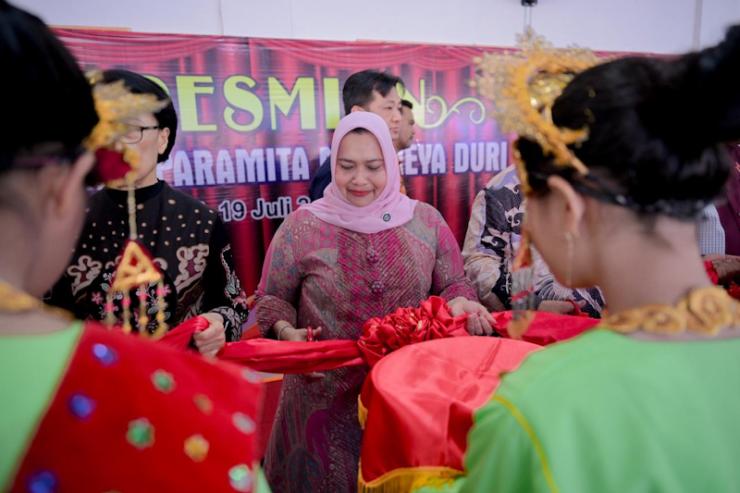 Resmikan Gedung Baru SMK Paramita Maitreya Duri, Bupati Kasmarni: Investasi Membangun Generasi Unggul