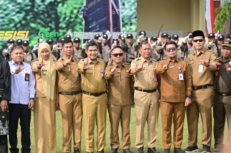 Bupati Bengkalis Hadiri Upacara Pembukaan Pendidikan Bintara Polri SPKT Tahun 2026