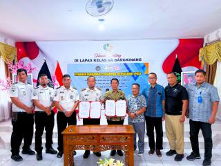 Perkuat Program Kemandirian Warga Binaan, Lapas Bangkinan Kampar dan Koperasi Merah Putih Langgini