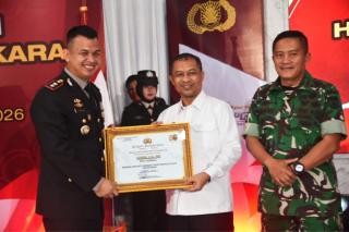 Hadiri Upacara Hari Bhayangkara, Wabup Bagus: Kita Doakan Polri Terus Sukses dan Jaya Mengayomi Masyarakat