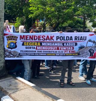 Kasus Kecelakaan Kerja PT KIMI Memanas, Mahasiswa Minta Polda Riau Ambil Alih Penyidikan